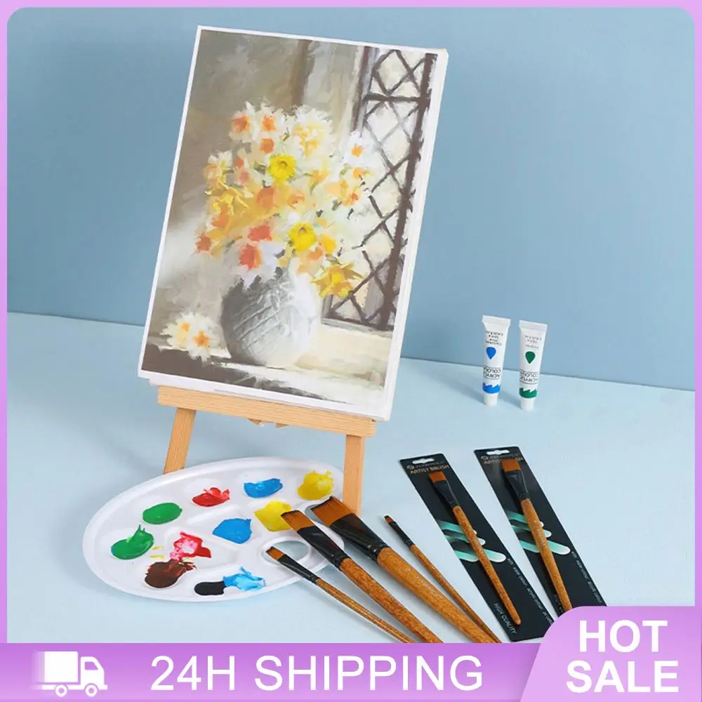 فرشاة نايلون متينة للرسم ، دقيقة سهلة الحمل ، قلم ألوان مائية متين ، صعب تغيير الشكل ، بسيط وأنيق ، جودة عالية