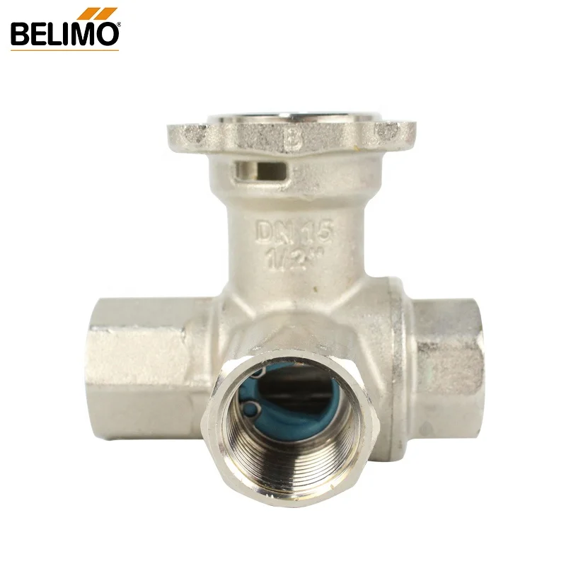 BELIMO Characterised control valve 3-way ball valve  for modulating control of air handling and heating systems on the wate