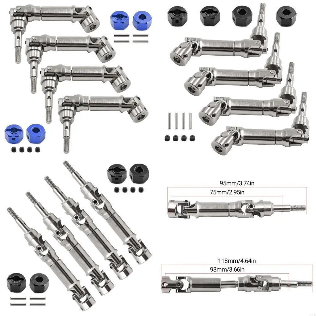 

Remote Control Model Car Drive Shaft Assembly Heavy Duty 45 Steel Construction For Improved Handling & Longevity