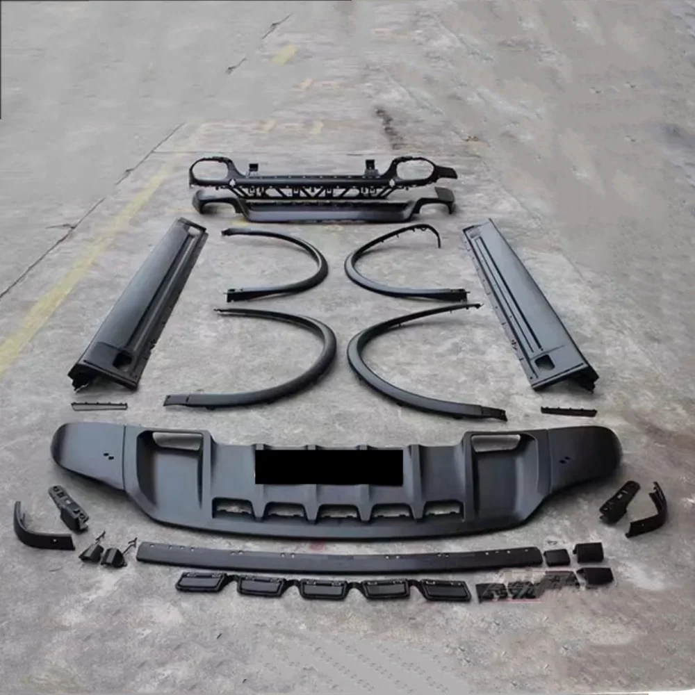 

Unpainted Front Rear Lip Shovel Assembly For Porsche Cayenne 2015-2017 Modified Eyebrow Side Skirt Auto Accessories