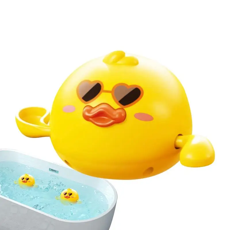Toddler Bath Toys Floating Duck Bath Time Toys Educational Interactive Water Games Preschool Learning Fun Games For Kids Pool