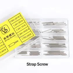 50pcs Strap Screws Pin for Rolex Wrist Band Stainless Screw Pin Links Accessories Watch Repair Tools Connection Rod Tool Set