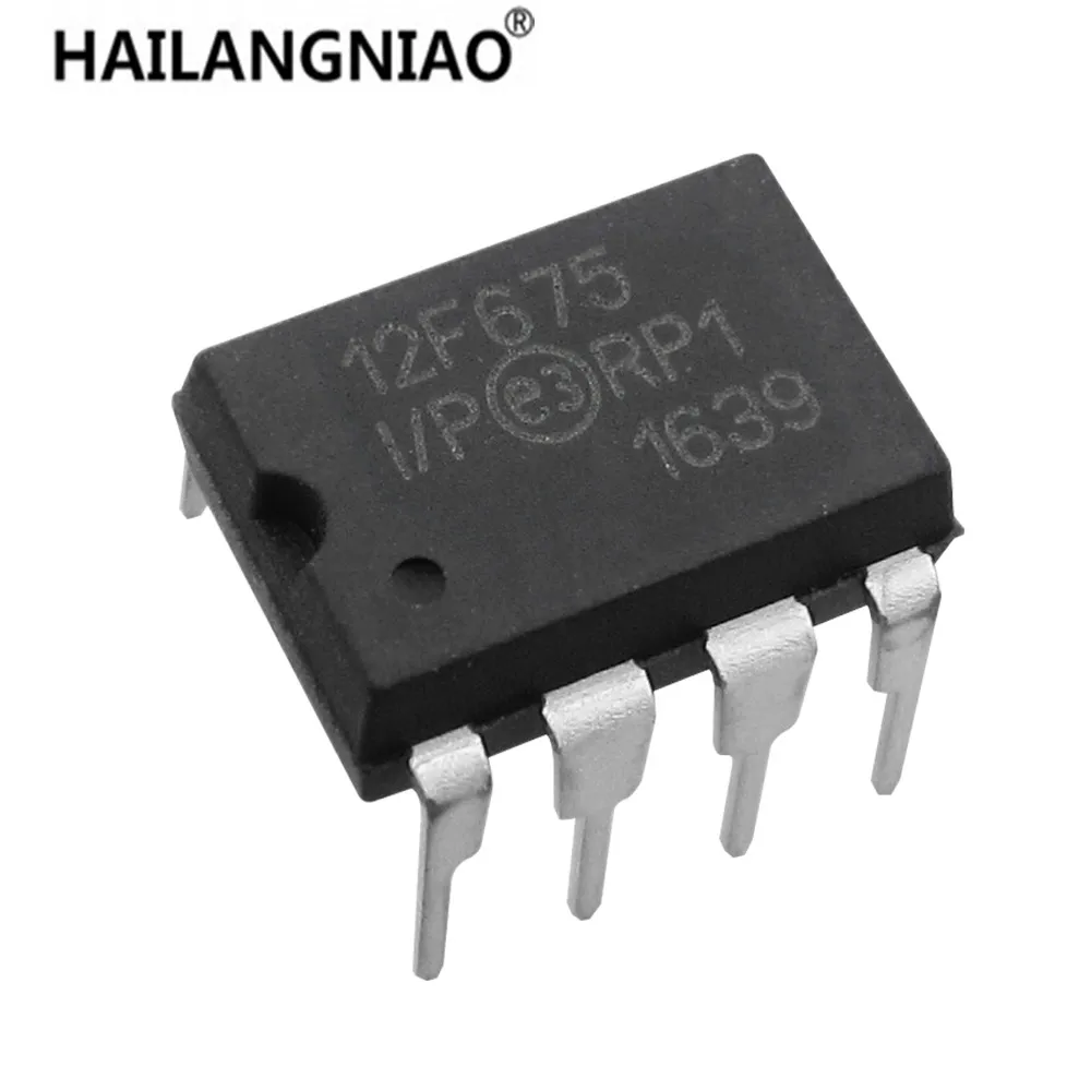 new 50pcs/lots PIC12F675-I/P 12F675 DIP8 New original IC In stock!
