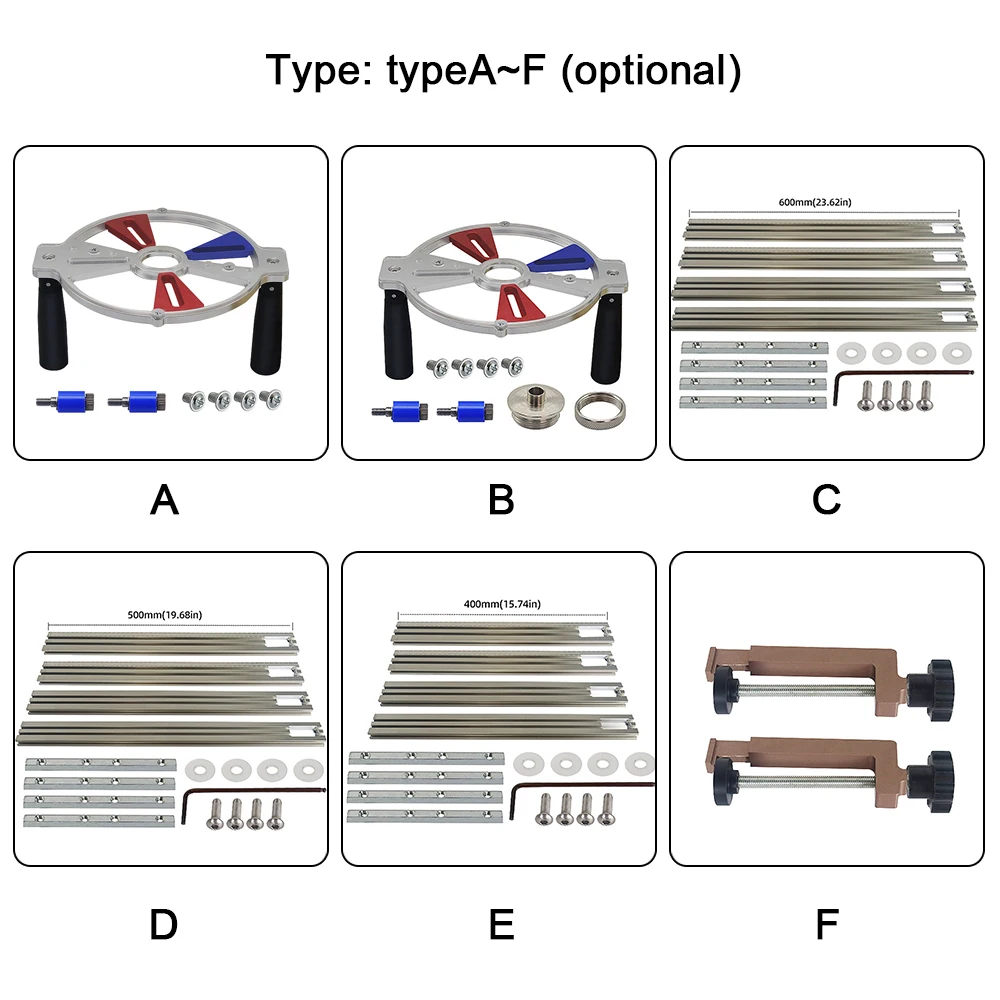 Bracket Trimming Machine Milling Grooving Engraving  Rail Adjustable Backing Woodworking DIY Auxiliary  Rail Bracket