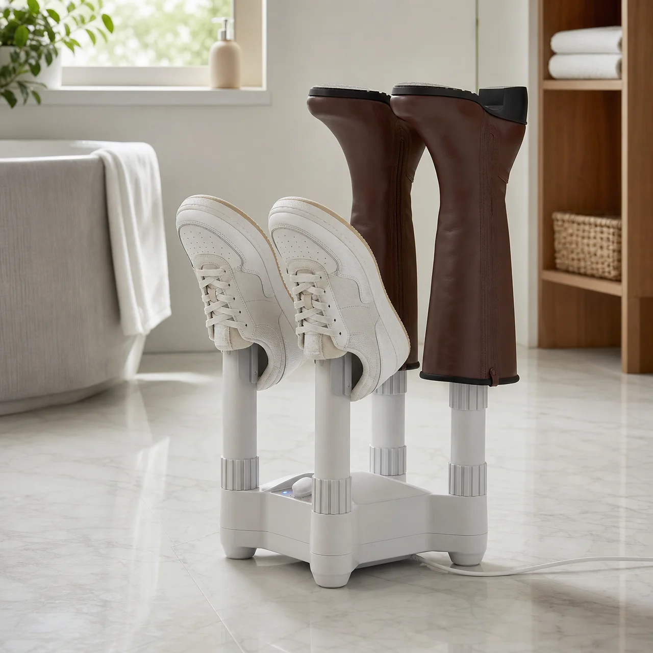290W Electric Shoe Dryer 4 Post Fast Drying Boot and Glove Dryer with 3 Hour Timer Small Order MOQ 1