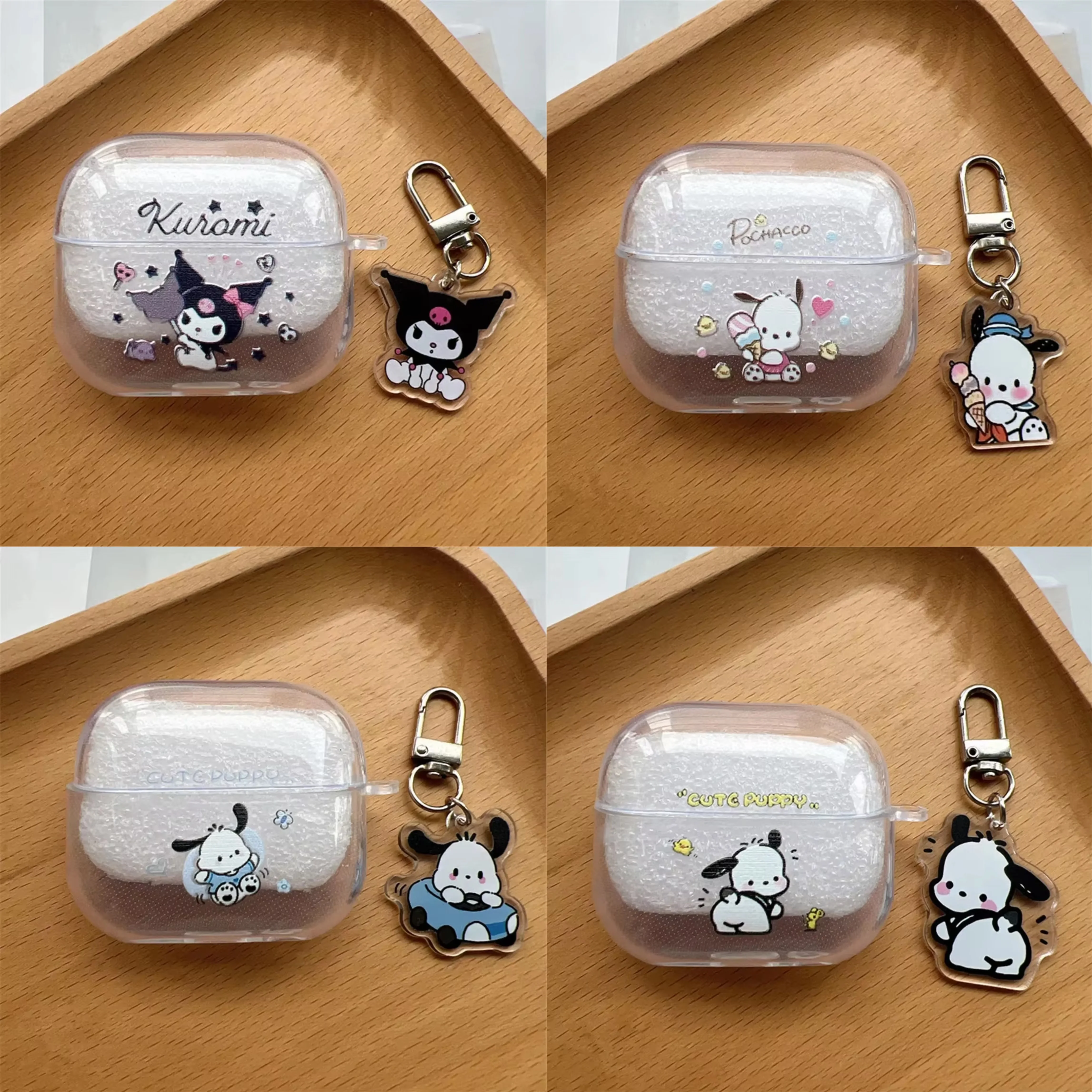 

Cartoon TPU Case For Samsung Galaxy Buds 3 Pro Case Protector Wireless Protective Shell Samsung Galaxy Buds3 Cover With Keyring