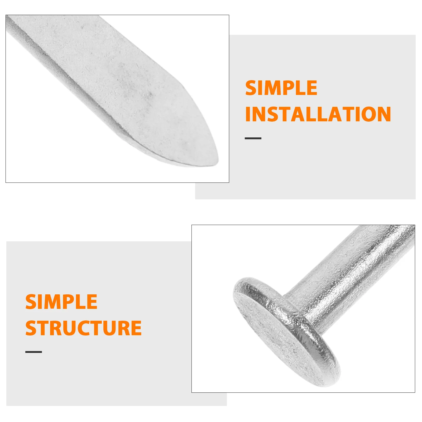 1 ensemble d'outils de maçonnerie, broche de ligne de brique, aide à l'alignement du maçon, outils de redressage précis, Guide des ongles de Construction