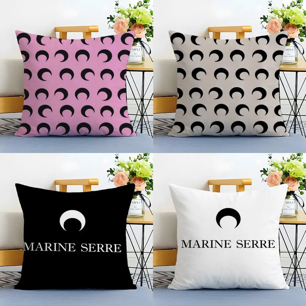 Luxury M-Marine S-Serre Cushion Cover Washable Linen Pillowcase Soft  for Sofa Bed Cozy Home Room Decor