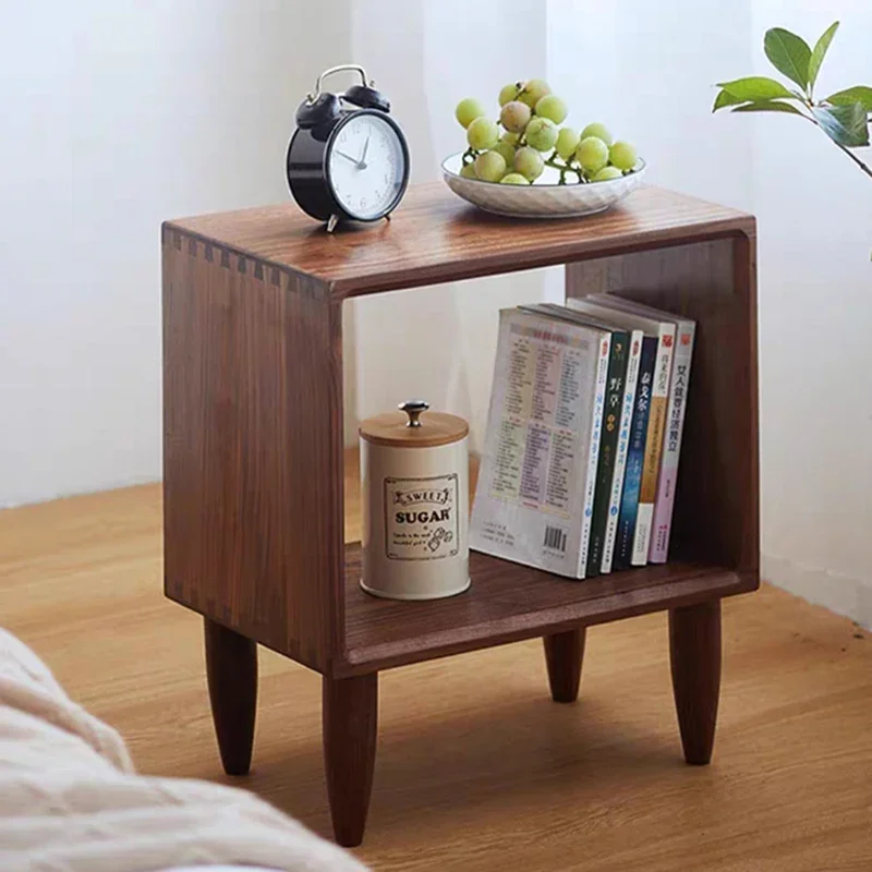 Cabinet Minimalist Storage Nightstands Bedroom Square Wooden Artistic Nightstands Simple Popular Table De Chevet Home Furniture