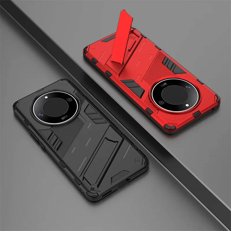 Per Honor X9b 5G Case Car Magnetic Holder cavalletto Hard PC Cover Capa On Honorx9b Xonor Honar Honer X9 b X 9b 5G Armor Coque