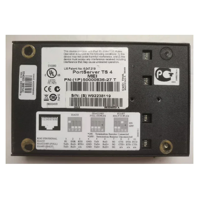 DI-GI TS4 New Translation Portserver TS 4 Mei Port Serial Server 4-port RS232 DI-GI TS4