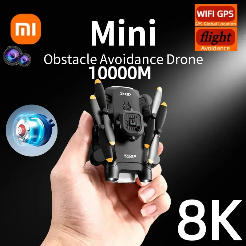 

Мини-Дрон XIAOMI 4 ДРК V30 с камерой HD 8K 1080P FPV радиоуправляемые дроны профессиональные двухсторонние препятствия вертолет Дрон подарок