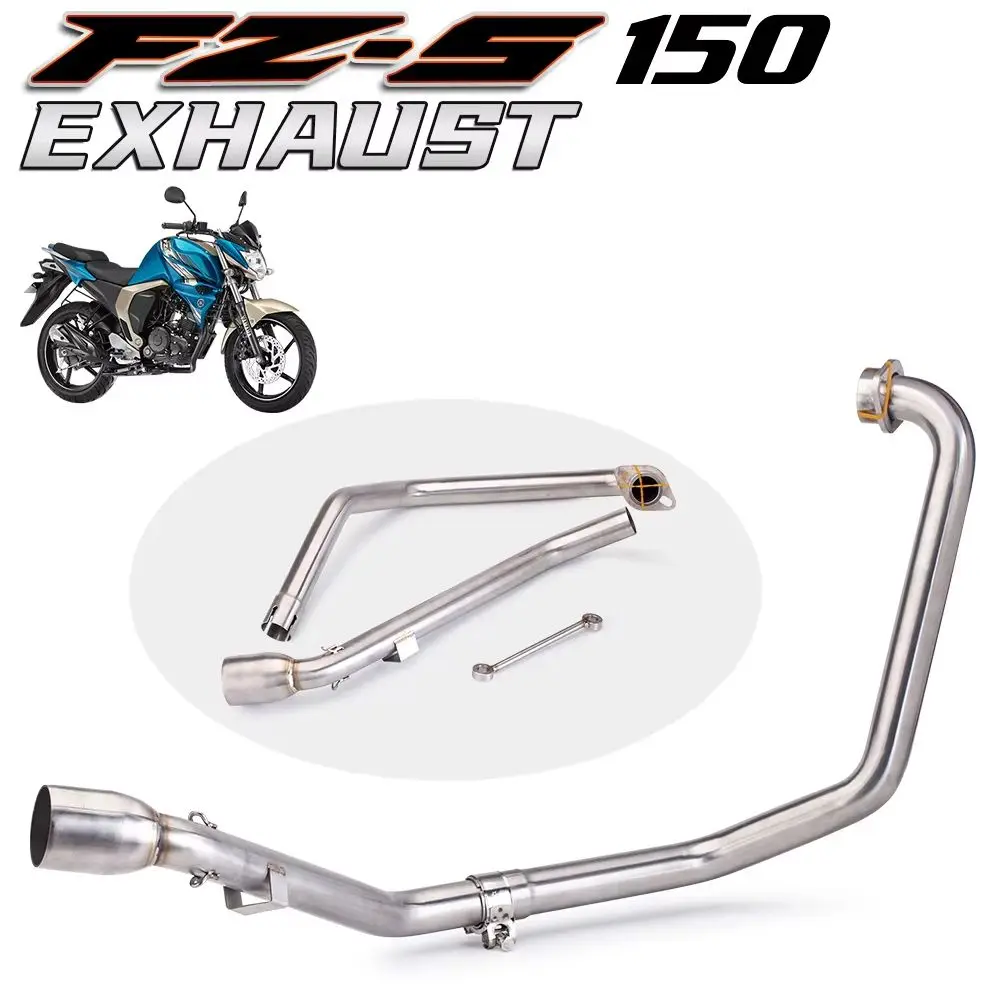 Exhaust escapefront link pipe full exhaust muffler styem For FZ S150 FZS150 51mm