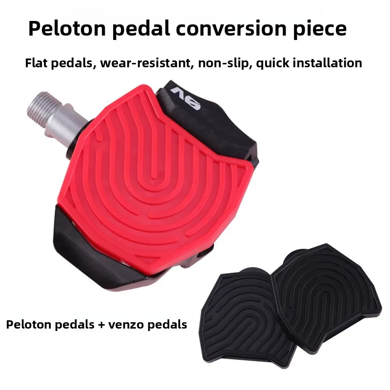 Acessórios de Ciclismo Compatíveis com Pedal de Bloqueio para Bicicleta Indoor Peloton e Peça de Conversão para Pedal Plano Venzo