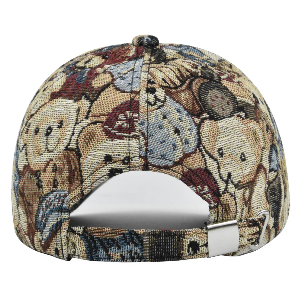 Gorra de béisbol de oso para hombre y mujer, gorra de rebote deportiva informal, gorra Goros ajustable, gorra de Hip Hop callejero, gorra con lengua