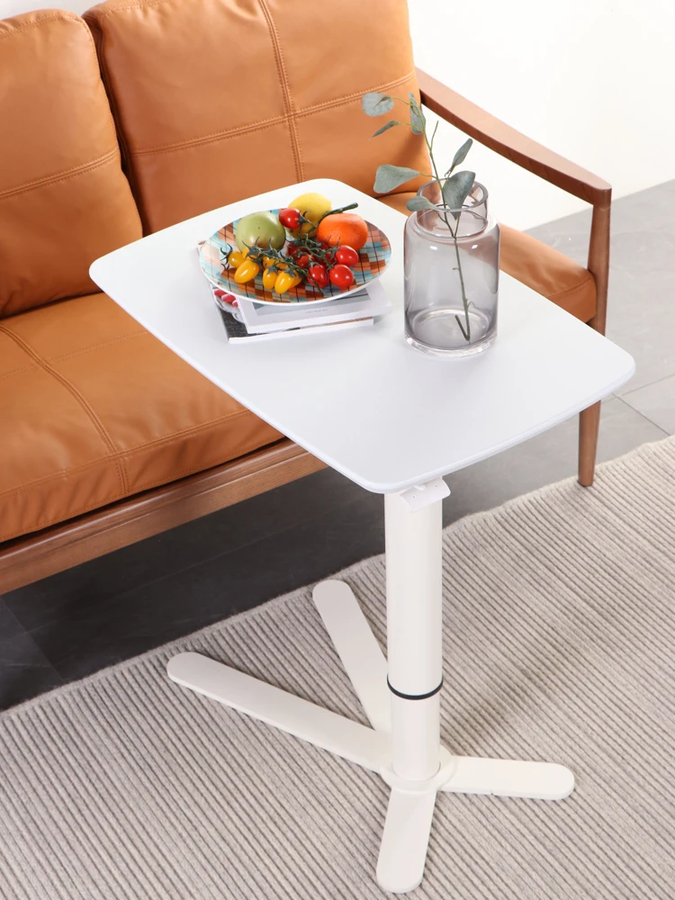 Balcony table, simple household lifting bar table, high-footed table, narrow mobile