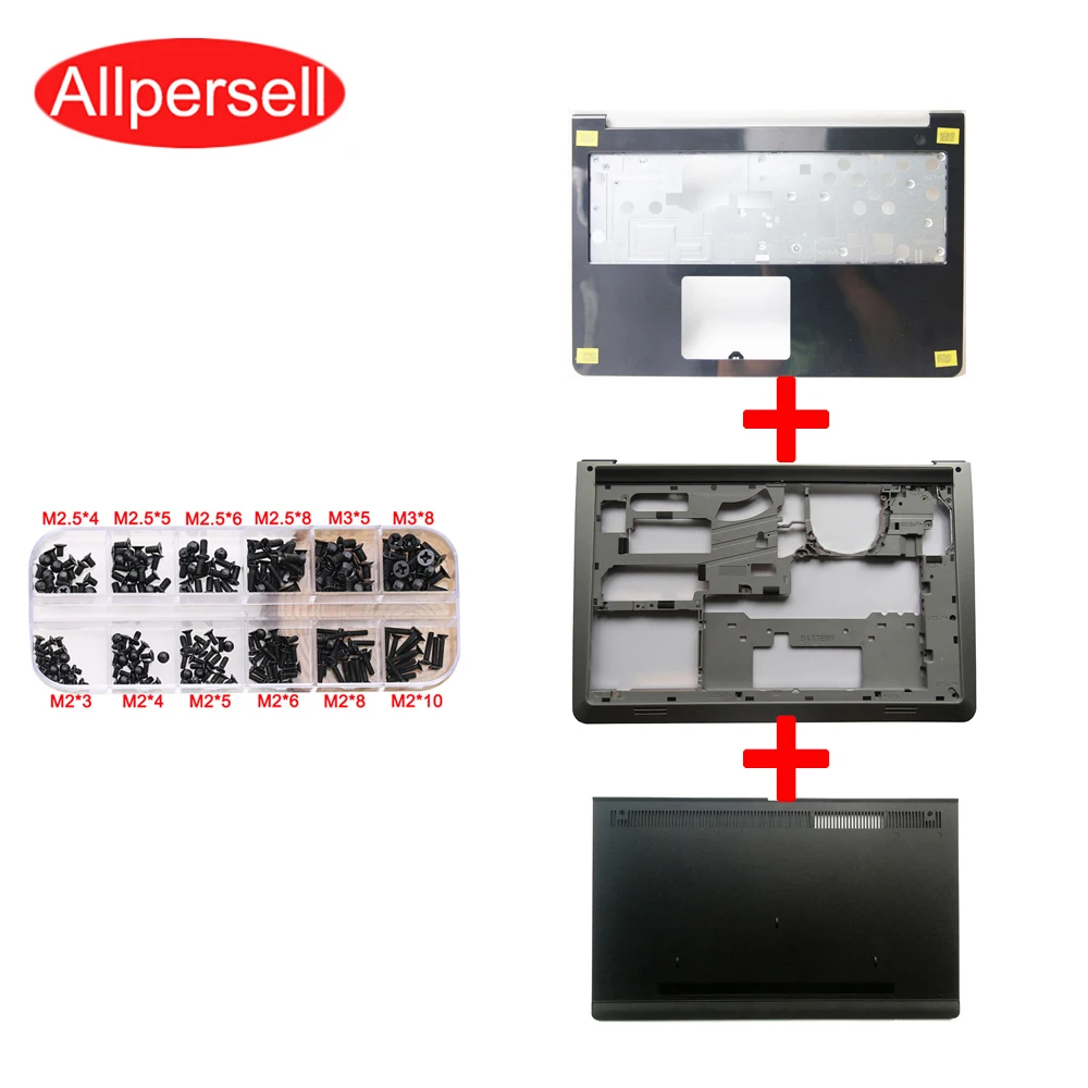 

Set For Dell 15-5000 5547 5557 5548 5545 5542 5543 Top cover palm rest case bottom shell Hard Drive Cover upper lower