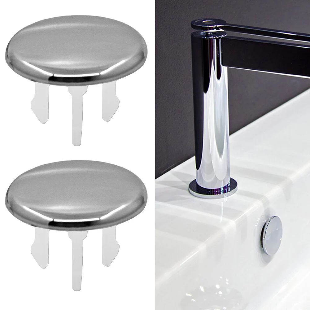 Overflow Replacement Cover Sink Hole Cover Overflow Cover Plug Head Round Trim Ring Basin Accessories Drain Hole Decor