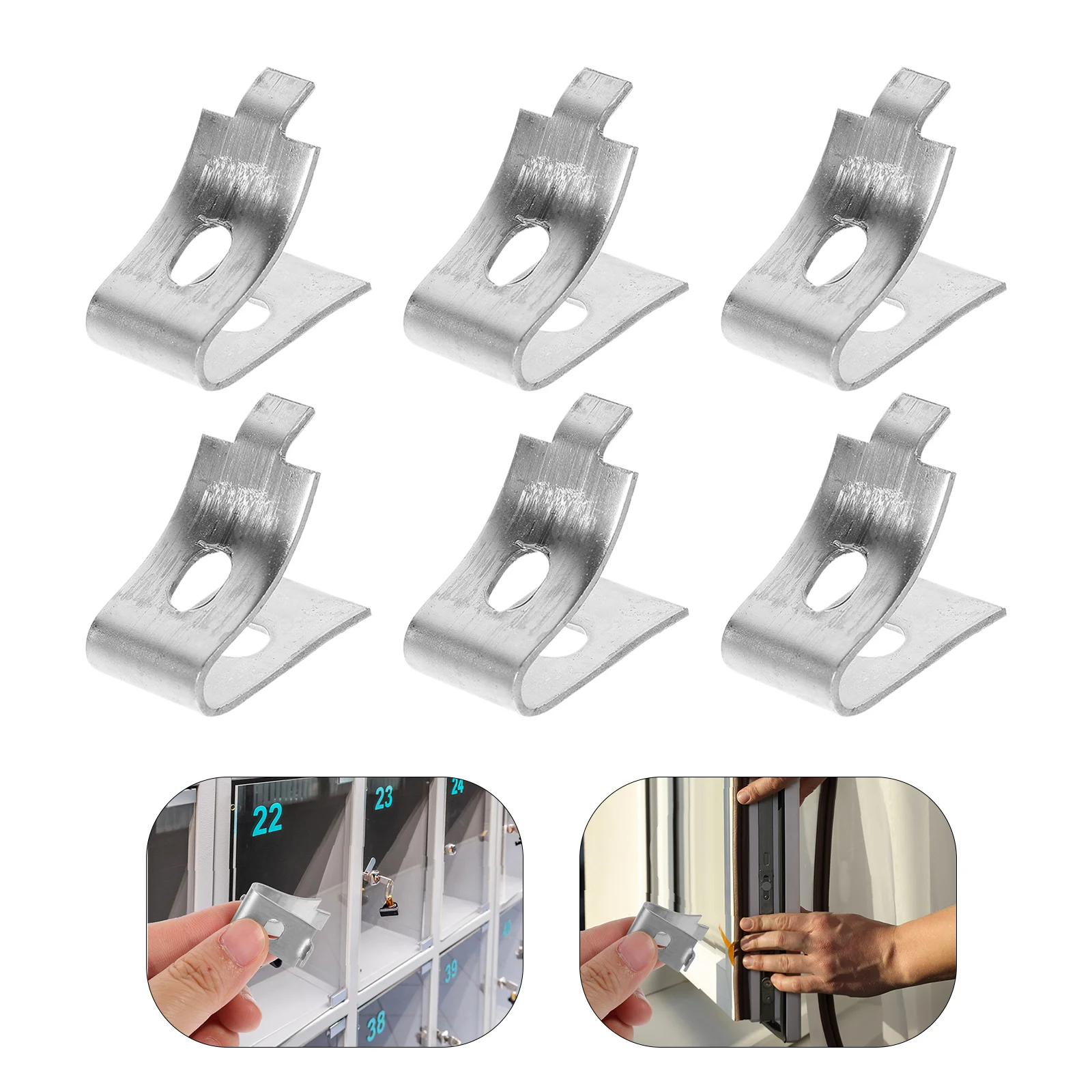 

18 Pcs Shelf Bracket Pegs Glass Stainless Steel Partition Support Clip Heavy Adjustable Shelving Brackets