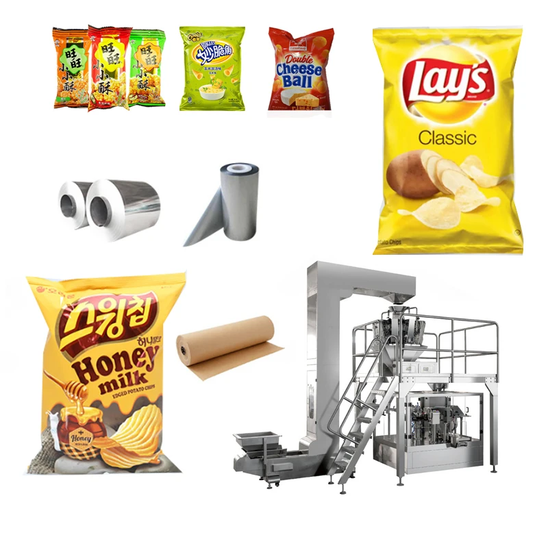 FOODLINE VFFS Packaging Machine Multi‑language Panel VFFS Packer For Multinational Factory Overseas Operator Easy Operation