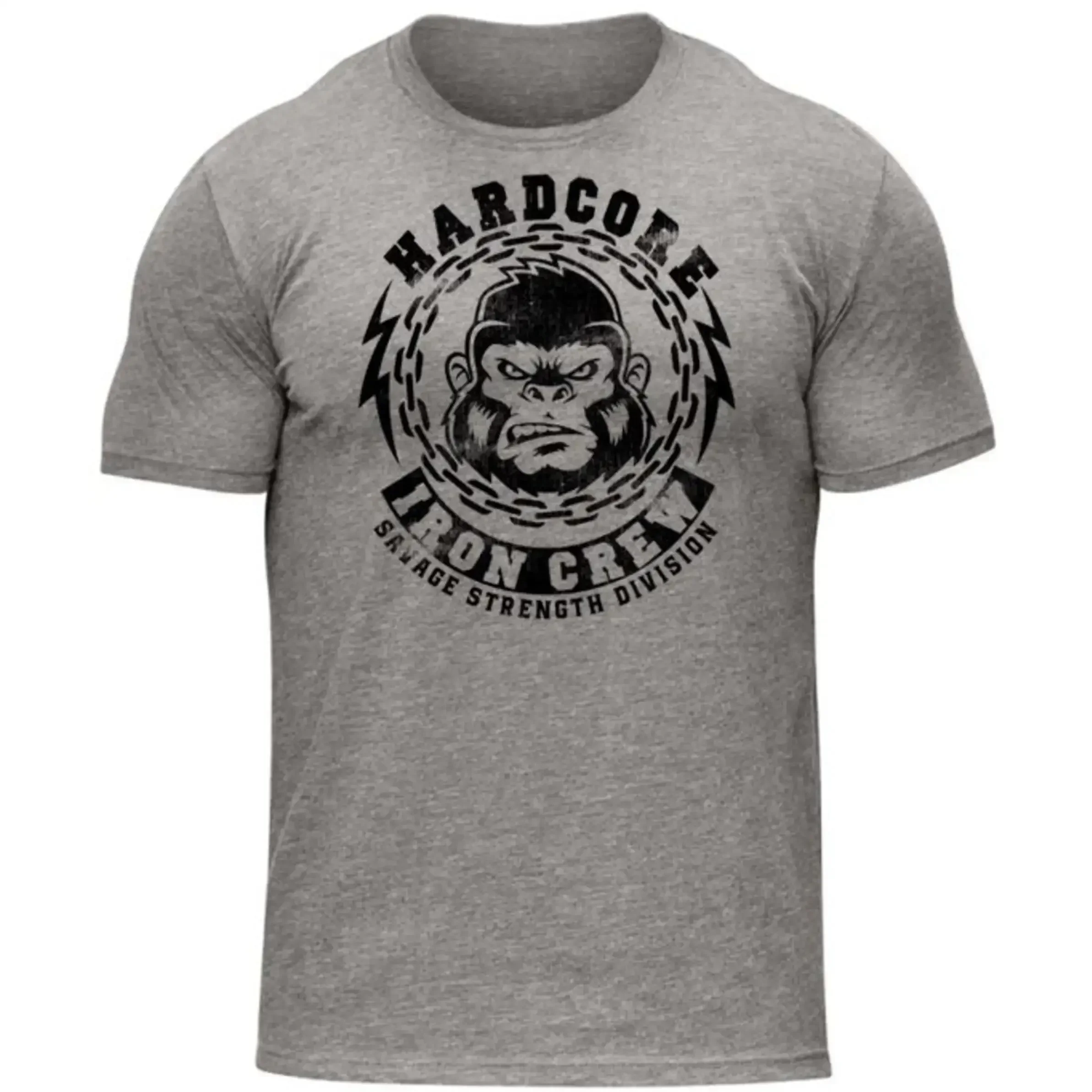 Hardcore Iron Crew Gorilla Powerlifting Shirt, Lift, Weightlifting, Gym,Gift