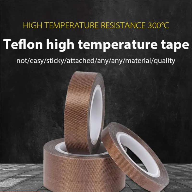 High Temperature Resistance 300° C PTFE Cloth Heat Insulation Adhesive Sealing Machine Self-adhesive Waterproof Tapes Roll