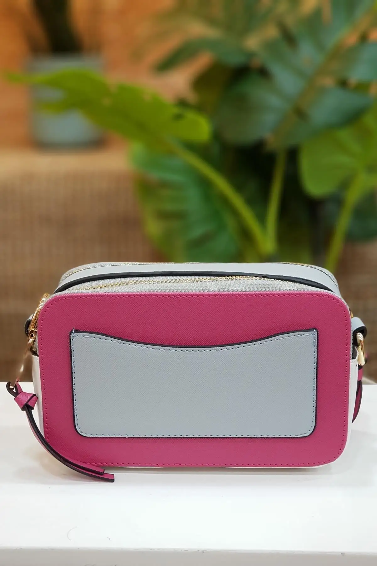 Fuchsia Hand & Shoulder Bag