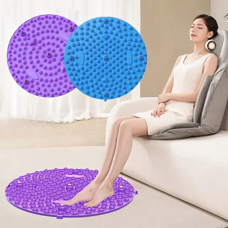 

1/2pcs Durable Soft Silicone Foot Massage Mat Adult Foot Ultra-slow Running Floor Mats Thickened Foot Pressure Plate