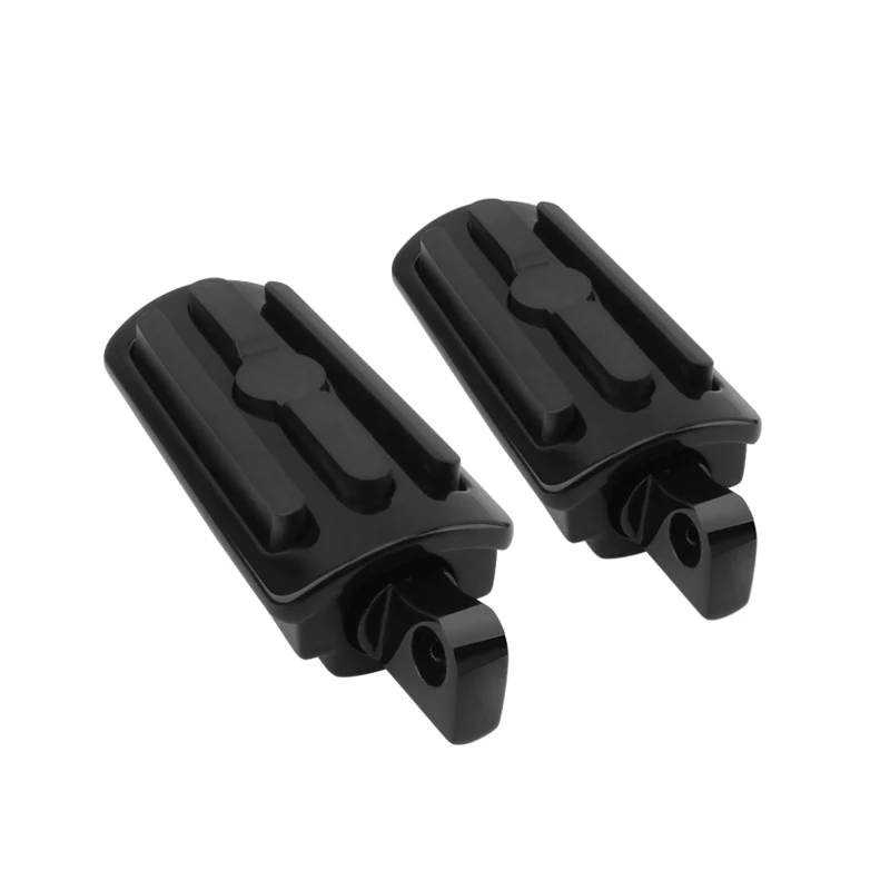 1 Pair Footpeg Motorcycle Passenger Rear Foot Peg Footrest For Harley Sportster Iron Touring Custom Dyna Fat Bob Softail Fat Boy