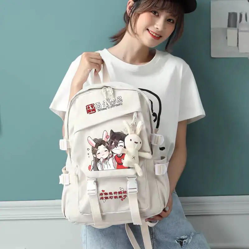 Tian Guan Ci Fu Huacheng Xie Lian Merchandise Female Cute Double-Shoulder Backpack Middle School Students, Ins Korean Version