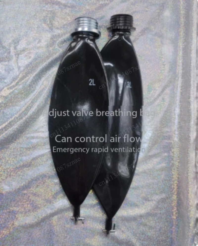 2/3/4/5L High Quality Fine-tuning Valve Breathing Bag Latex for Gas Mask Accessories