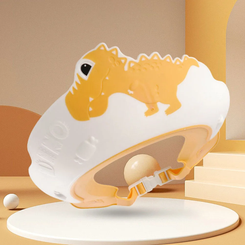 

2Pcs Dinosaur Baby Bath Hat Waterproof Hair Washing Shield for Toddler Eye Protection Shower Cap Kids Bathing Supplies