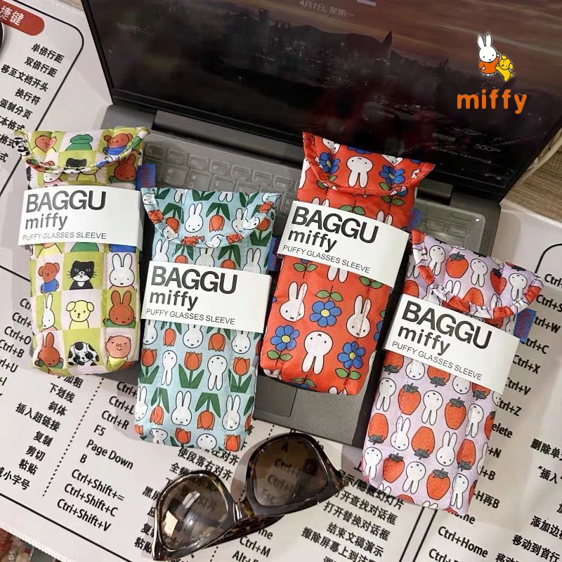

Kawaii Miffy Glasses Storage Bag Cartoon Multiple Styles Portable Glasses Case Dopamine Sunglasses Protective Bags Perfect Gifts