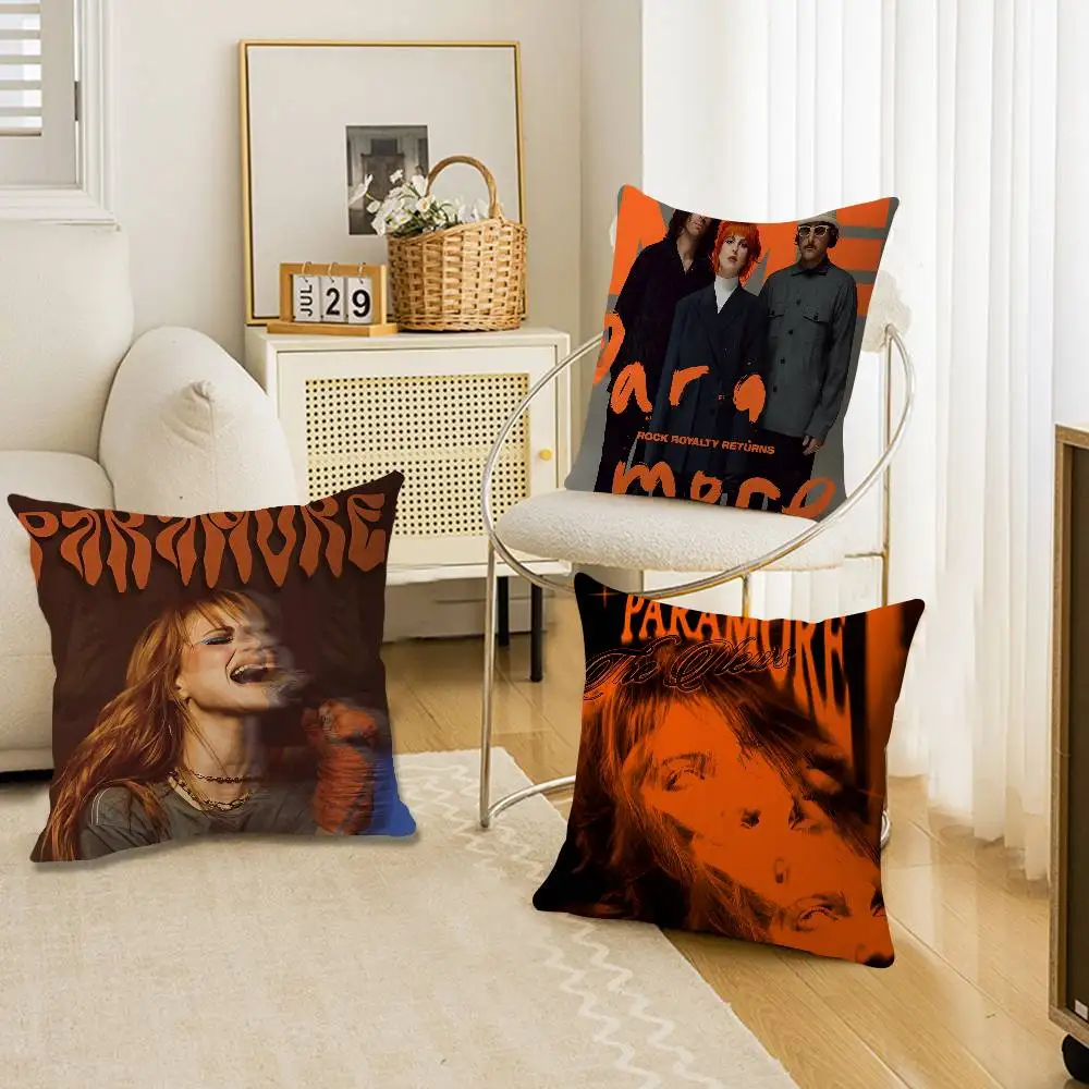 

1 шт. наволочка с изображением Сингр, певицы Paramore, для дивана, автомобиля, рождественский подарок, 40x40 см, 45x45 см