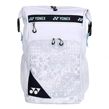 YONEX 전문 배드민턴 배낭, 독립 신발 칸막이, 스포츠 가방, 최대 3 라켓 수납 가능, 2023