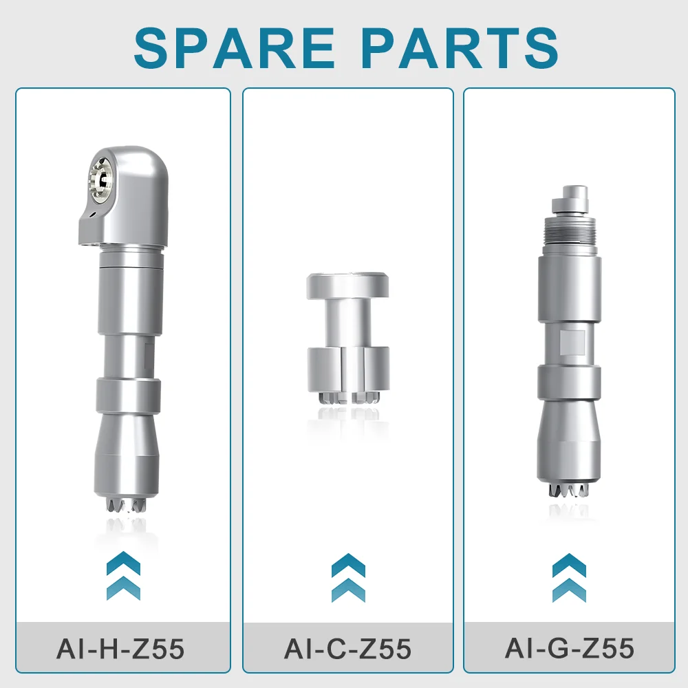 Dental Orthodontic Reciprocating IPR System Stripping 4:1 Reduction LED Contra Angle Handpiece AI-Z55L or AI-IPR Saw Blade Set