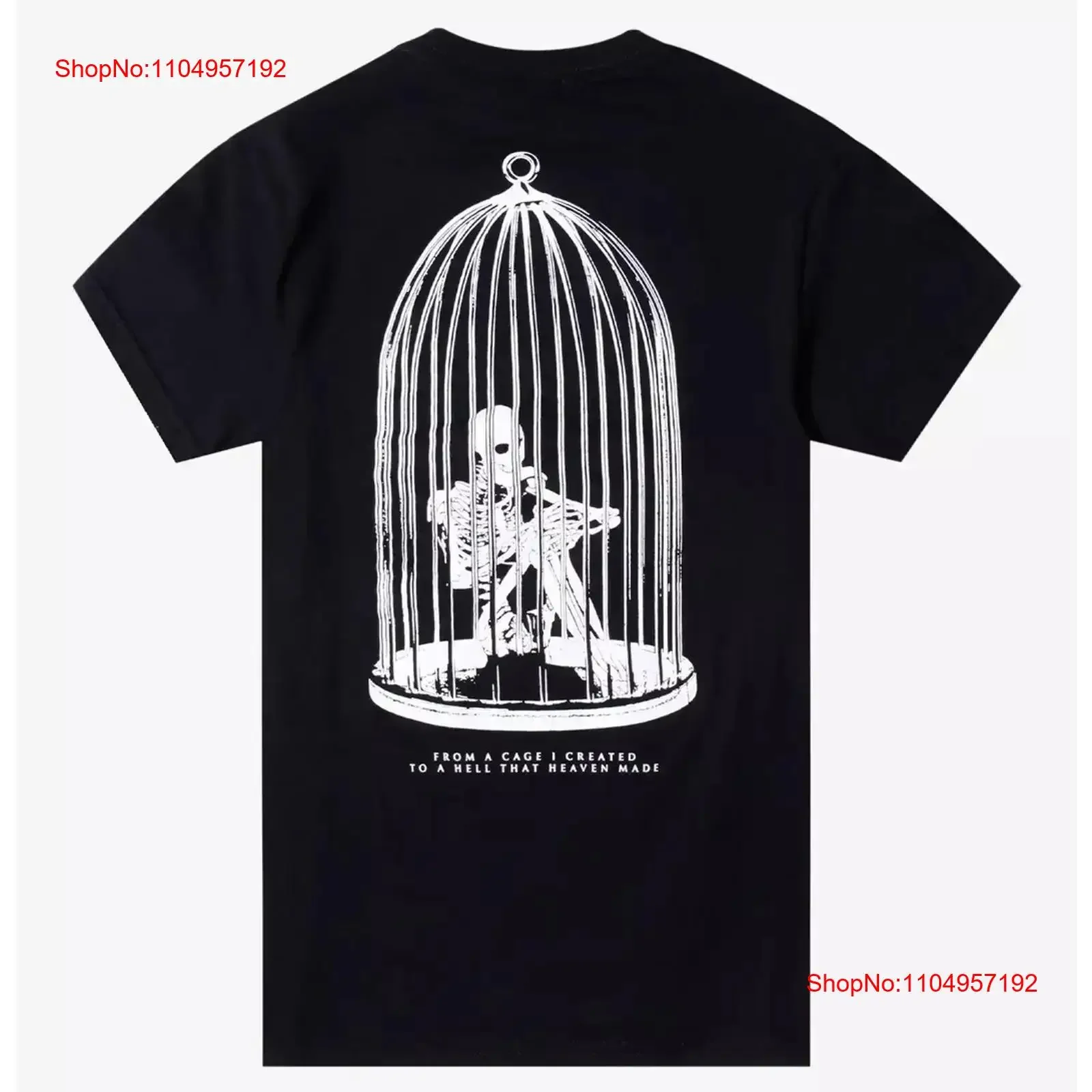 

Asking Alexandria женская футболка From A Cage I Created Relaxed FiT, новая винтажная стираная универсальная уличная одежда унисекс S XL, повседневная