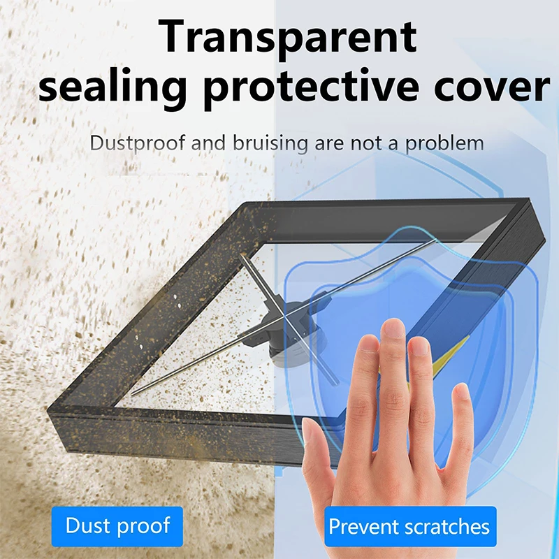 Wholesale High Resolution 3D Holographic LED Projector Fan Cover 42-65cm OEM Supplier