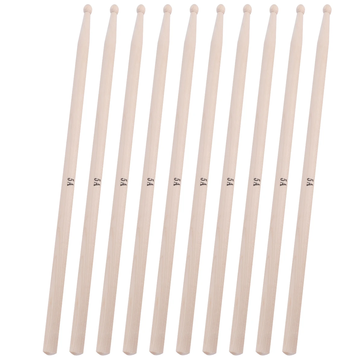 

5Pairs Drumsticks Maple Wood 5a for Practice Concerts Music Band Beginners Drum Sticks Professional Quality Maple Drum Sticks