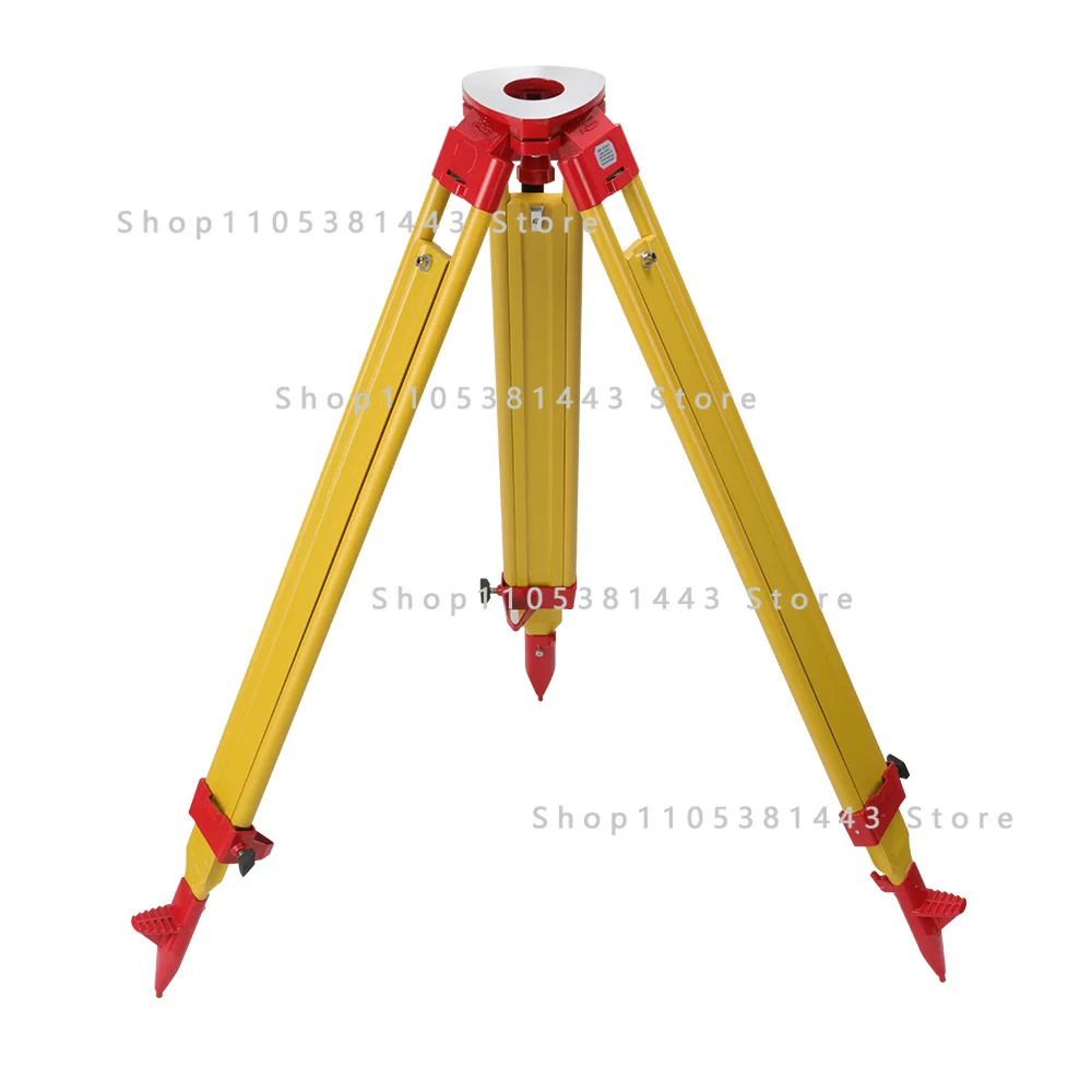 Measuring Heavy Duty Wood Tripod GST120-9 with Twist Lock & Carrying Strap - Professional Stable Tripod Stand for Surveying
