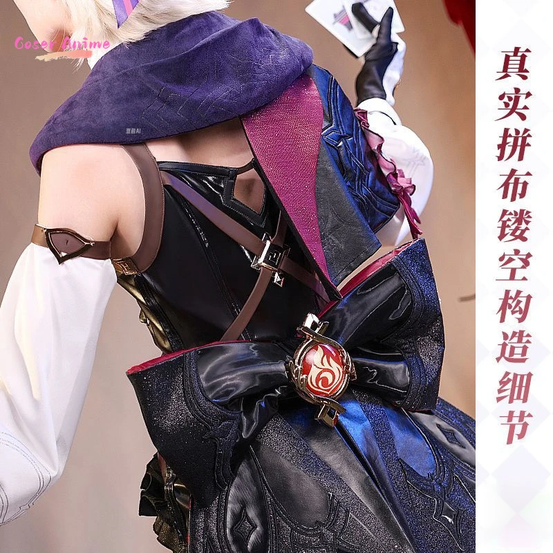 [Coser] 게임 Genshin Impact Lyne 코스프레 의상 유니폼 할로윈 카니발 파티 크리스마스 놀이 역할 의류 의류