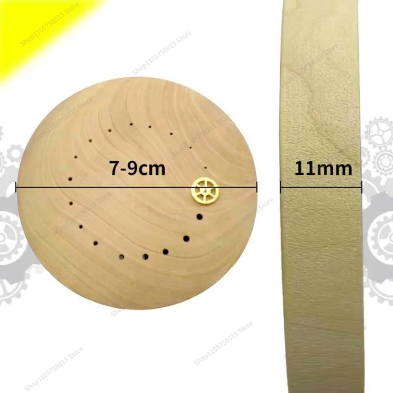 For Watch Repair Tool, Boxwood Watch Base, Balance Wheel, Watch Hand, Wheel System Maintenance Wooden Pad