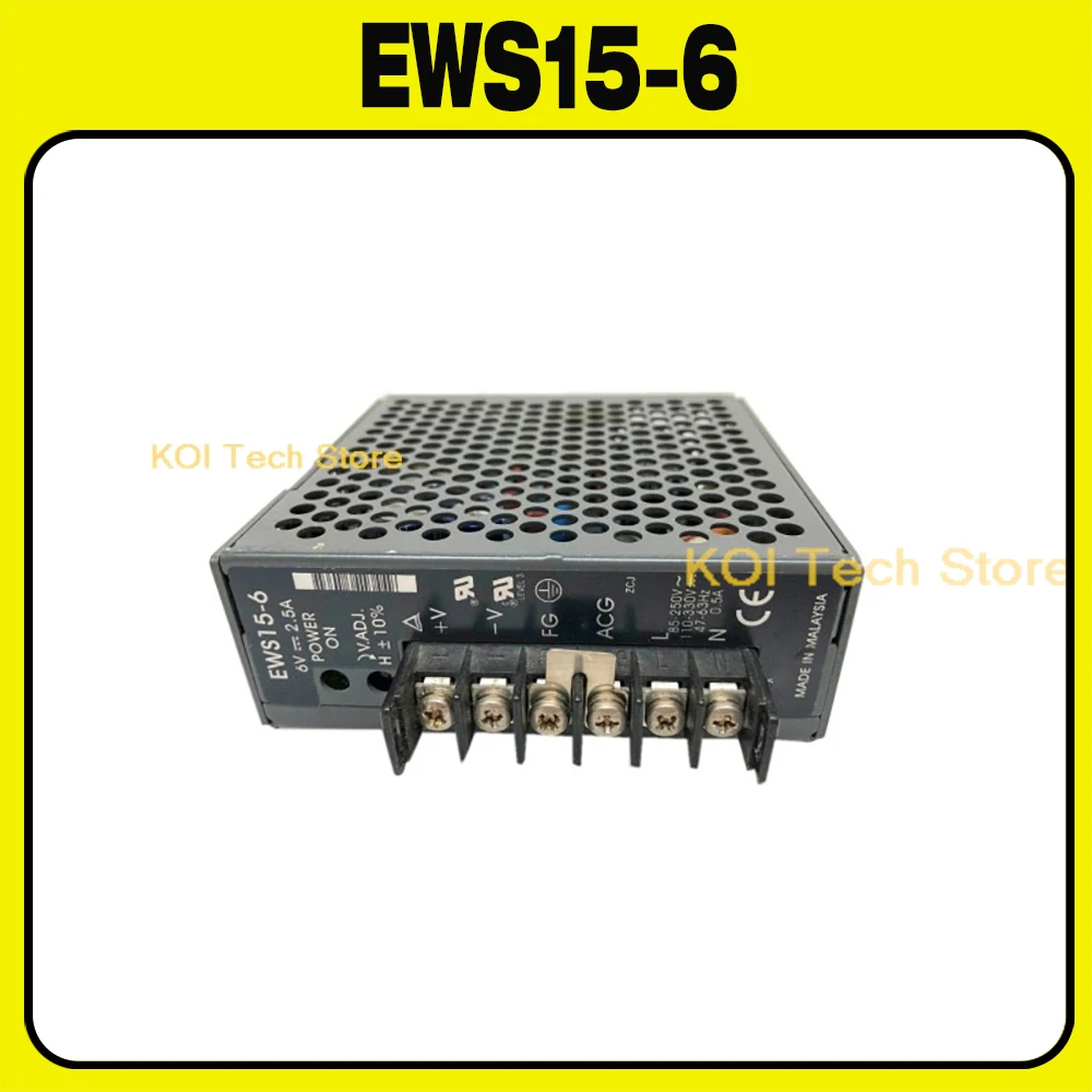 Industrial Medical Equipment Power Supply 6V/2.5A For Lambda EWS15-6