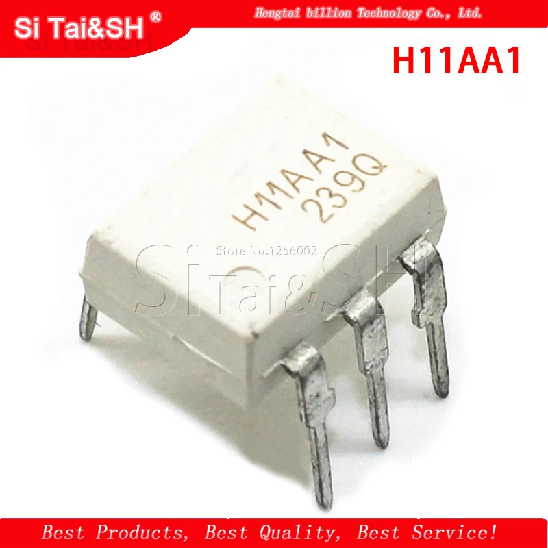 10pcs/lot H11AA1 AC Input/Phototransistor Optocouplers new