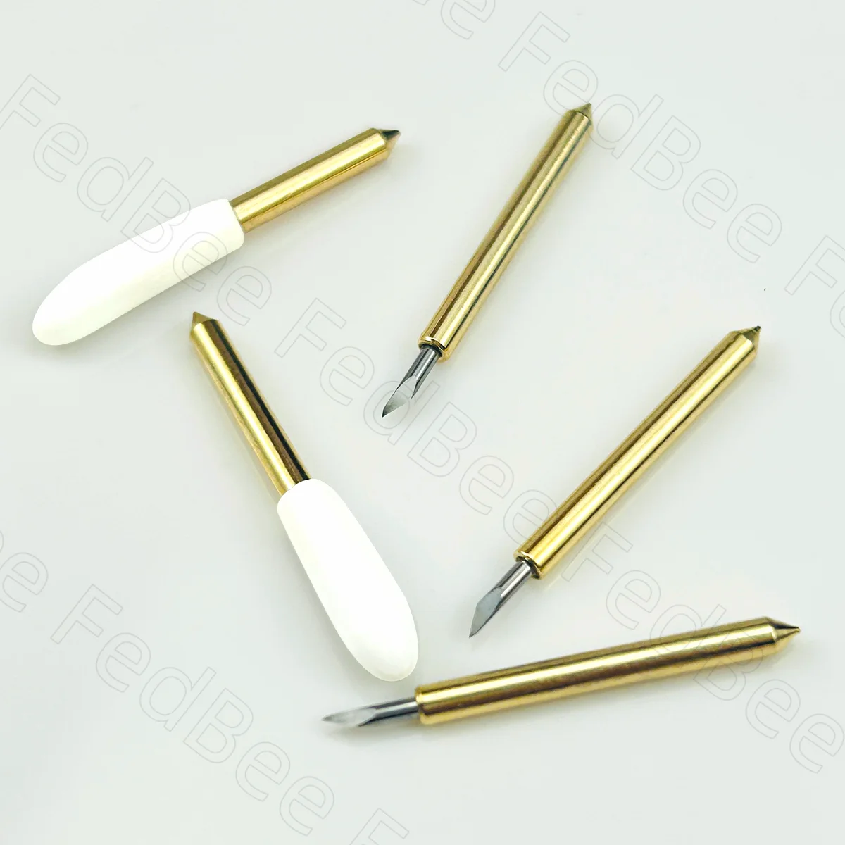 5pcs Deep Point Blade for Cricut Maker 3 Explore 3 Air 2 Silhouette Cameo 4 White Hat Dia. 2mm