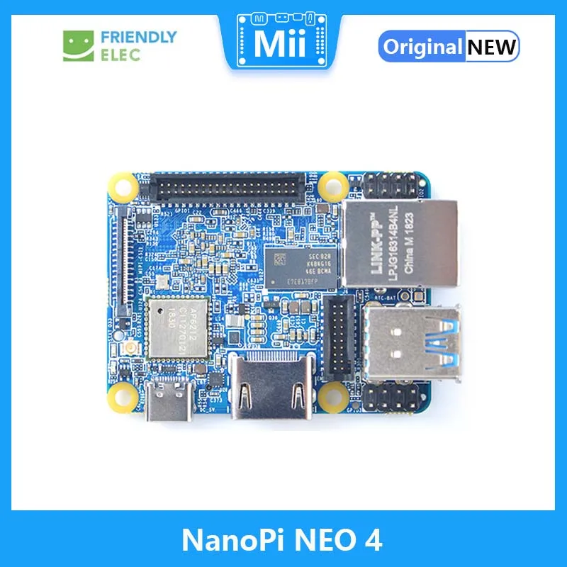 NanoPi NEO4 RK3399 ARM Board Dual-core Cortex-A72 1GB RAM