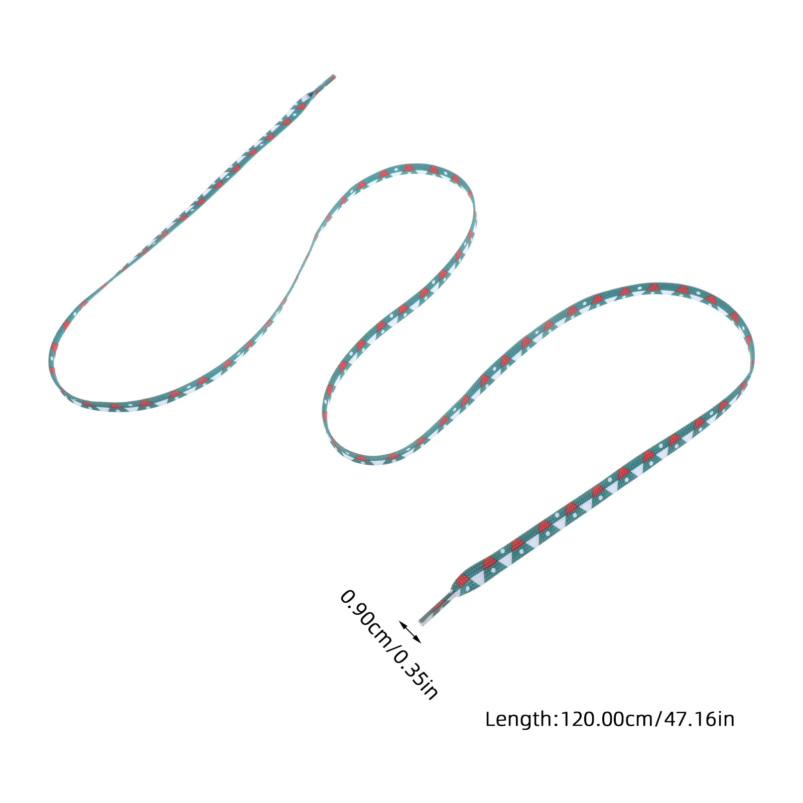 2Pairs عيد الميلاد أربطة الحذاء شقة البوليستر الملونة أربطة الحذاء قوي استبدال حذاء رياضة Shoestrings حذاء كاجوال عطلة الموسم