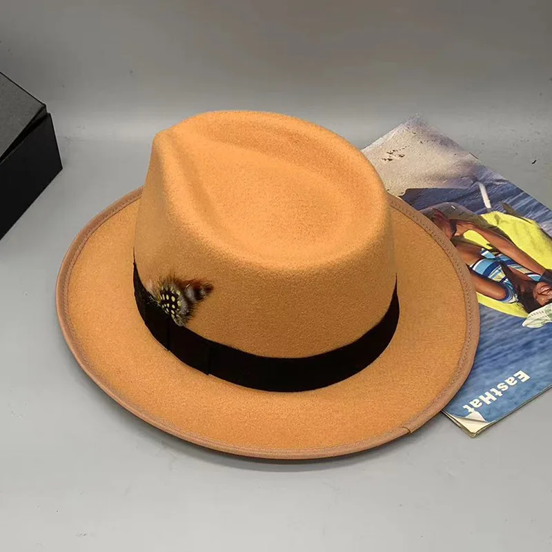 hats pie men wool hats lady hat felt church hat unisex bowknot jazz hat for men and women wholesale price cowboy hat