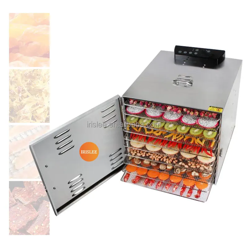 Snacks Dehydration Dryer Food Fruit Dryer 10 Layers Dry Machine Safe Vegetable Electric Dehydrator Air Dryer Device