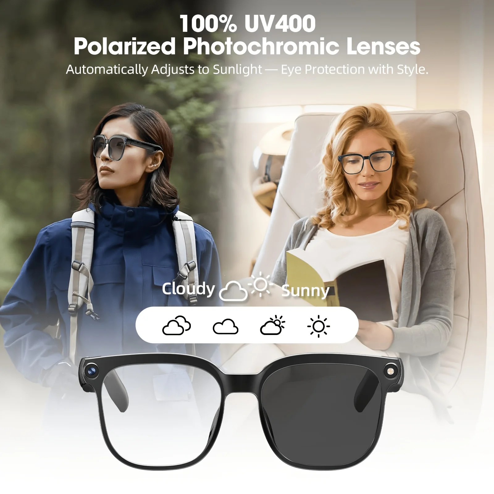 Smart Camera Bluetooth Glasses 2
